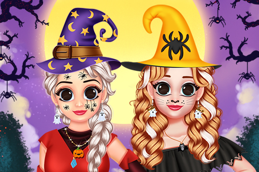 Halloween hercegnős öltöztetős