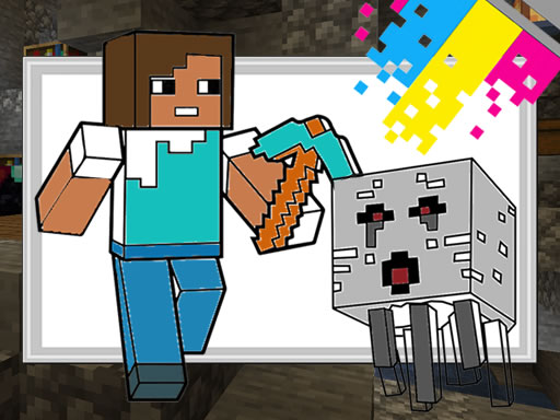 Minecraft színező